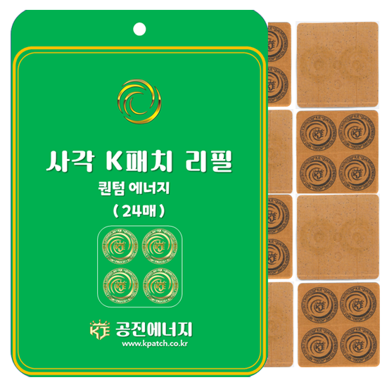 KPATCH 파동 세라믹 사각패치 리필 24매