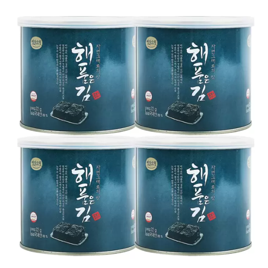 바다소리 해품은 김 22g x 4캔