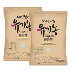 푸른들판 유기농쌀 골든퀸 8kg x 2