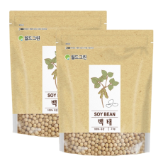 월드그린 국내산 백태 2kg x 2