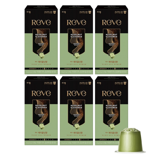 쟈뎅 레브 캡슐커피 60개입-네스프레소 호환