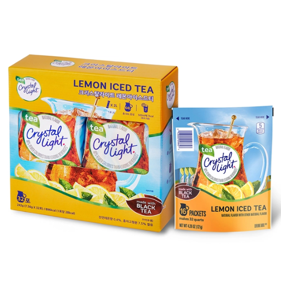 크리스탈 라이트 레몬아이스티 7.56g x 16 x 2