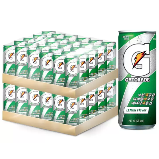 게토레이 레몬 240ml x 30 x 2팩