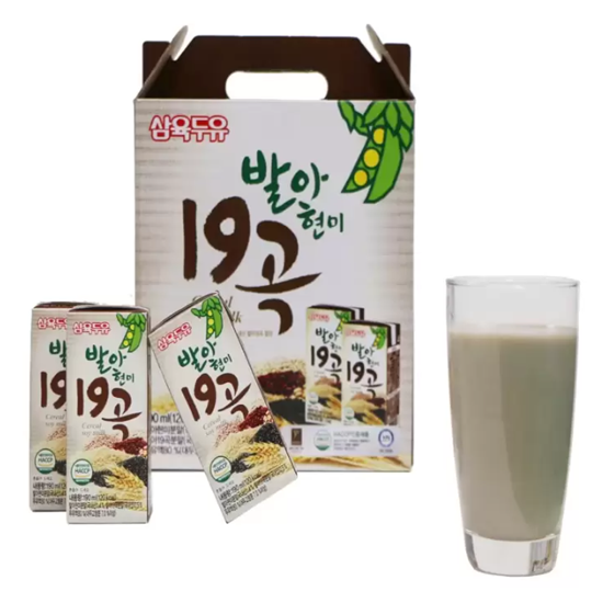 삼육두유 발아현미 19곡 두유 190ml x 16 x 3