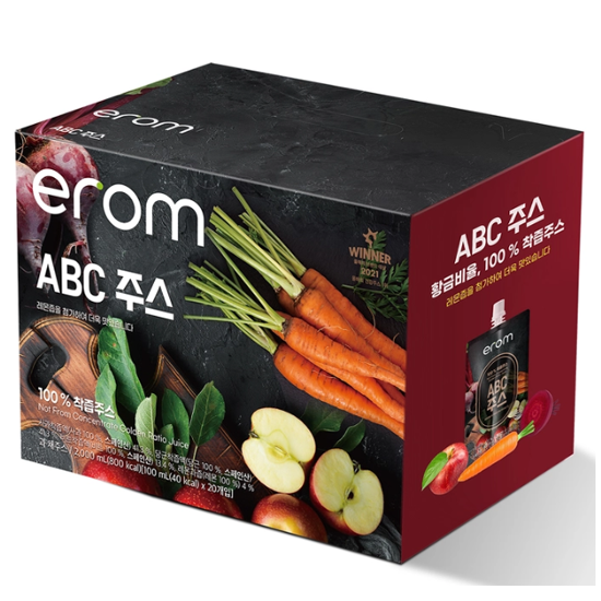 이롬 ABC 착즙 주스 100ml x 20