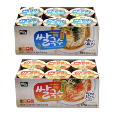 백제 쌀국수 컵 58g x 6입 x 4