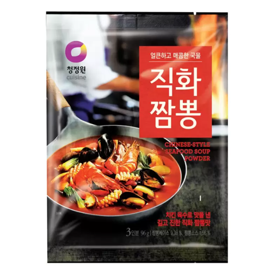 청정원 직화 짬뽕분말 96g x 8