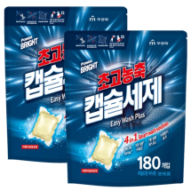 파워브라이트 초고농축 캡슐세제 180pc x 2