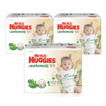 하기스 네이처메이드 밤부 밴드 공용 1단계 68 x 3