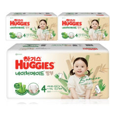 하기스 네이처메이드 밤부 밴드 공용 4단계 40 x 3