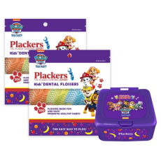 플랙커스 어린이 치실 300개입 x 2팩 + 케이스