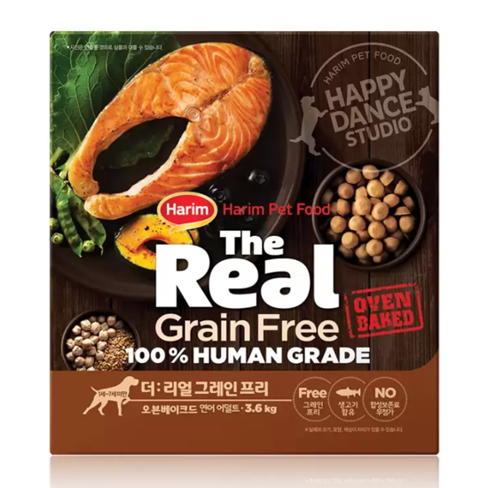하림 더리얼 연어 애견사료 어덜트 3.6kg