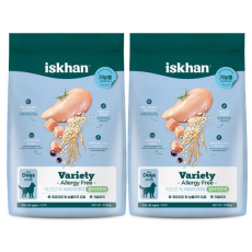 이즈칸 독 버라이어티 알러지프리 사료 2.5kg x 2