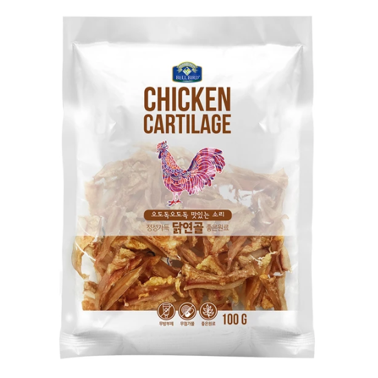 벨버드 애견용 닭연골 100g x 10