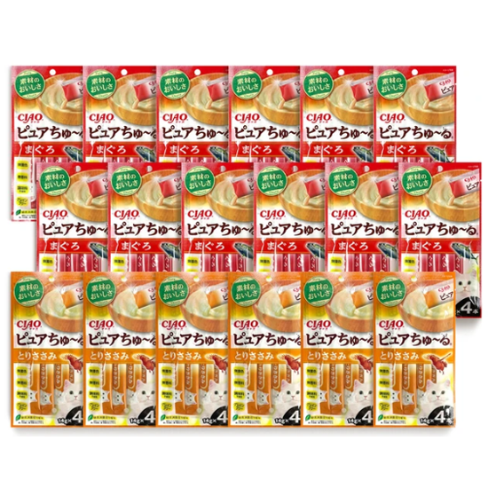 이나바 퓨어츄르 고양이간식 14g x 72입