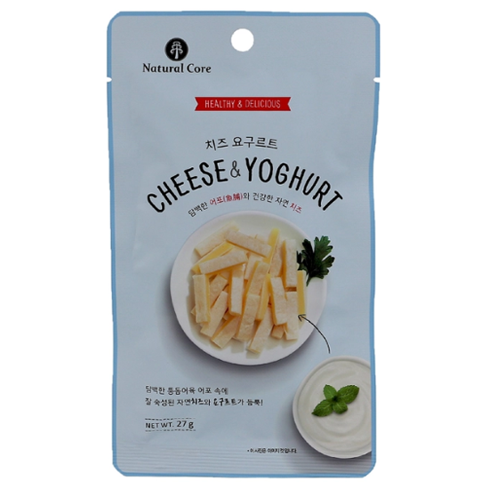 네추럴코어 치즈브림 요구르트 애견용 간식 27g x 10