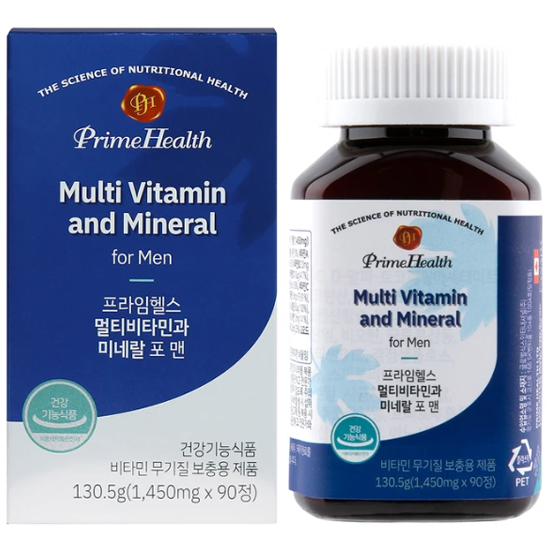 프라임헬스 멀티비타민과미네랄포맨 1,450mg x 90 x 2