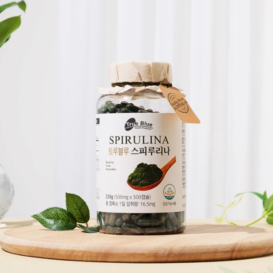 트루블루 스피루리나 500mg x 500캡슐