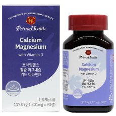 프라임헬스 칼슘마그네슘&비타민D 1,300mg x 90정 x 2