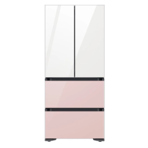 삼성 비스포크 김치냉장고 490L-글램화이트핑크