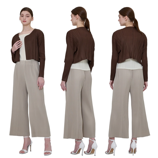 요이츠 여성 핀턱 팬츠