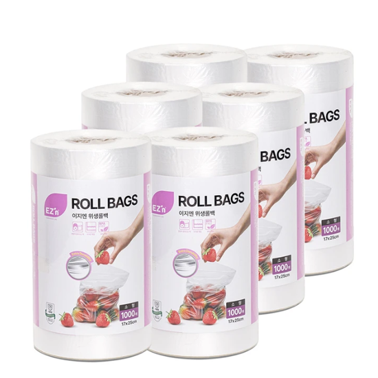 이지엔 롤백 (소형) 1,000매 x 2팩 x 3