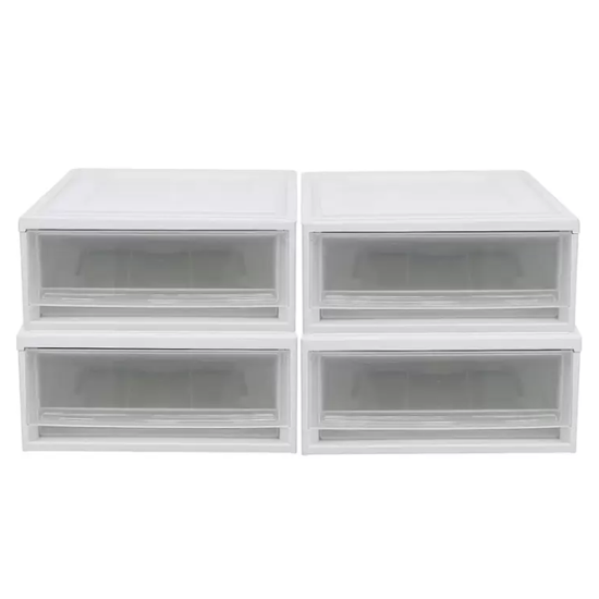 아이리스 서랍형 수납함 28L 4개