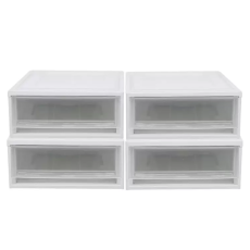 아이리스 서랍형 수납함 28L 4개