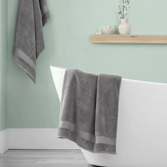 Grandeur 목욕 타월 1P - 그레이 76 x 147cm