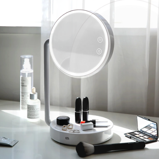 오아 탁상용 LED 조명거울