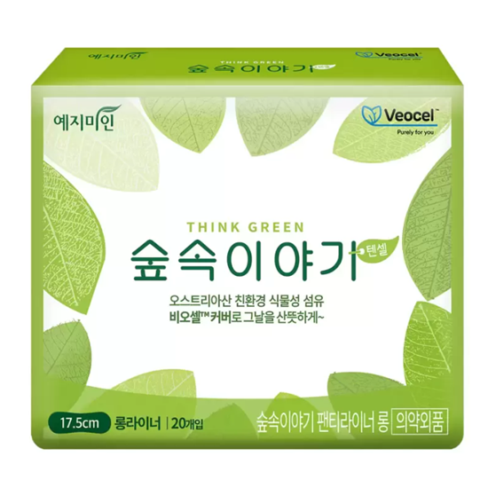 예지미인 숲속이야기 팬티라이너 롱 20개 x 12팩