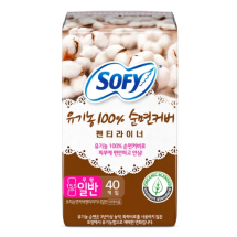쏘피 유기농 순면커버 라이너 일반 40개 x 8팩