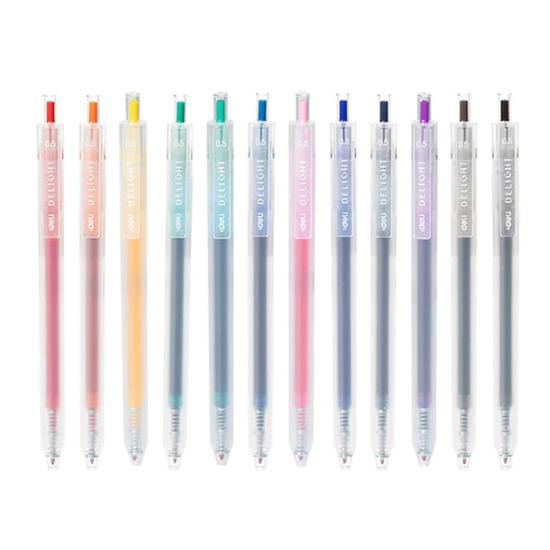 델리 델라이트 젤 잉크펜 12개