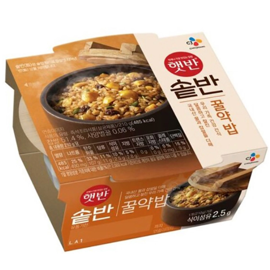 CJ 햇반 솥반 꿀약밥 210g x 8