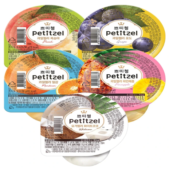 Petitzel 쁘띠첼젤리5400g (90g x 60)