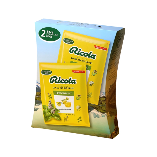 리콜라 레몬민트 허브캔디 342g x 2