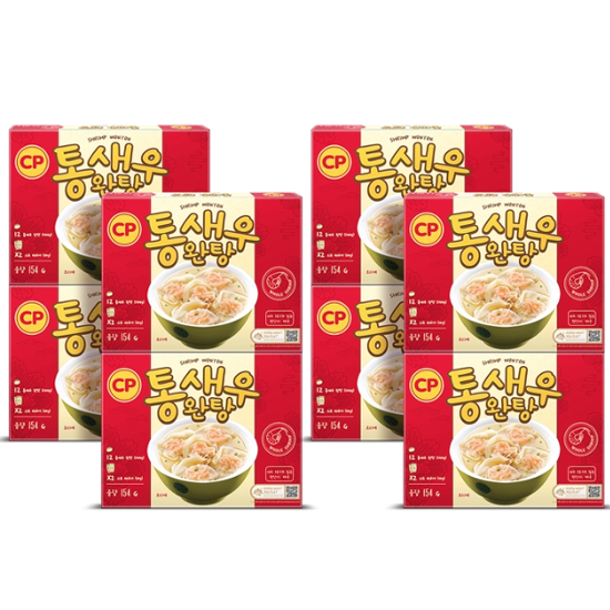 CP 통새우 완탕154g x 4 x 2