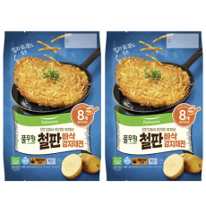 풀무원철판 바삭 감자채전150G X 8 X 2
