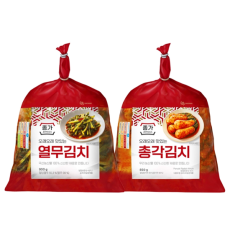 종가집 총각김치850g열무김치900g혼합팩