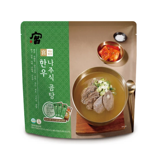 궁 한우 나주식곰탕 500g x 3 x 2팩