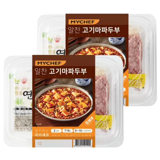 마이셰프알찬고기마파두부 719g x 2