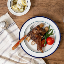 쓰임 레트로라인 접시 5P세트(중4P+대1P)