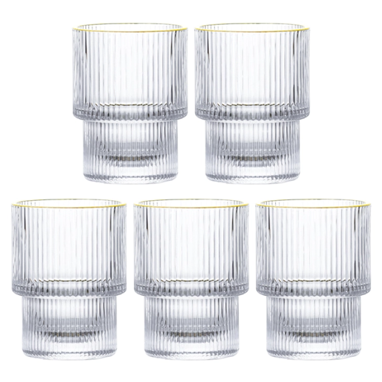 아틱앤베이스 골드림 글라스 5P