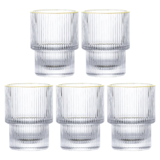 아틱앤베이스 골드림 글라스 5P