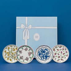 메종오브제 포피 프롬 플라워 디저트 접시 4P