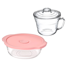 글라스락 렌지쿡 계란찜용 볶음덮밥용 세트