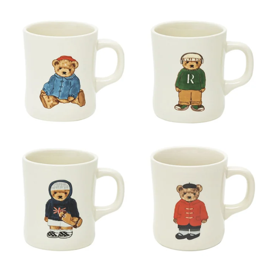 메종오브제 로렌스 웨이브 머그 4P