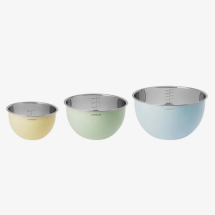 락앤락 컬러 스테인리스 믹싱볼 세트 3P