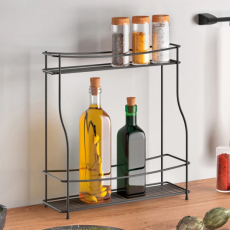 메탈텍스 발사미코 2단 양념 선반