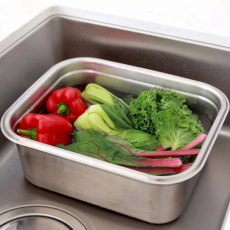 쿡에버 스테인리스 일체형 설거지통